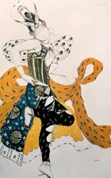 Peri Natasha Trouhanova, costume design for La Peri music by Paul Dukas