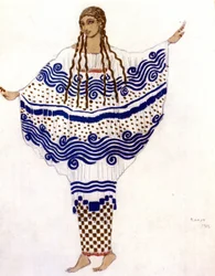 The Afternoon of a Faun by Claude Debussy, costume by Léon Bakst