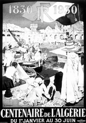 Exhibition Poster Algiers 1830 - 1930