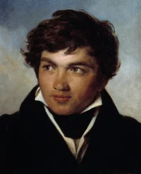 Portrait of the Painter Achille Michallon (Painting by Leon Cogniet)