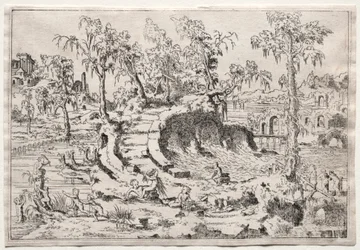 Landscape with Putti