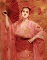 Georges Achille-Fould in Japanese Dress
