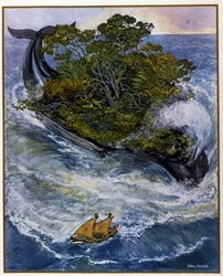 The adventures of Sinbad the sailor. From the Tales of 1001 Nights. Illustration by Léon Carré