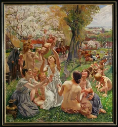 Morning, from the Triptych The Golden Age