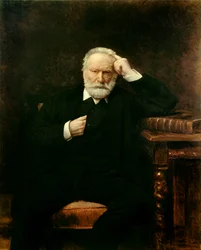 Portrait of the French writer Victor Hugo