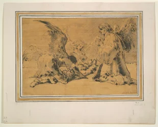 Dead Abel Mourned by Angels