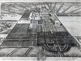 Badminton House in the County of Gloucester
