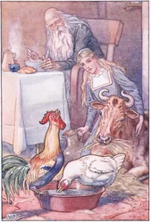 Pretty Chicks and Dappled Cow, What Shall Be Our Answer Now