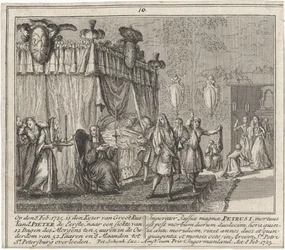 The Death of Peter the Great on 8 February 1725, 1727