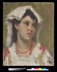 Portrait of a Young Woman from Ciociaria