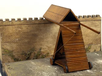 Leonardo da Vinci assault machine - Museum of Science and Techniques of Leonardo da Vinci, in Milan