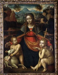 The Virgin - School of Leonardo da Vinci, Museum of Menton