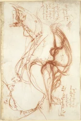 Planimetric sketches of the River Arno; notes on water management