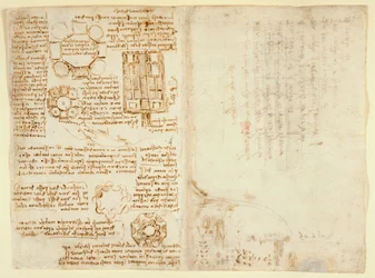Drawings by Leonardo Da Vinci on the mechanical powers and forces, percussion, gravity, motion, optics and astronomy, with various arithmetical and geometrical propositions