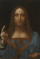 Christ the Redeemer (Salvator Mundi). Around 1499-1500