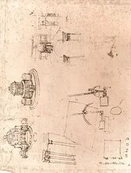 Drawing of ecclesiastical architecture