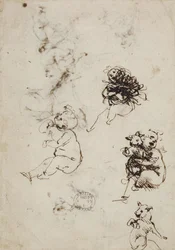 Leonardo da Vinci, Object 1857,0110.1 - Verso