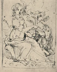 Maiden with a Unicorn, c1478-1480