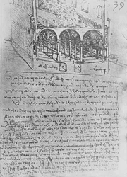 Sketch Design for a Stable, c1480