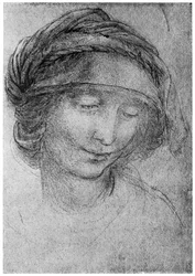 Study for the Head of St Anne