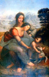 Virgin and Child with St Anne