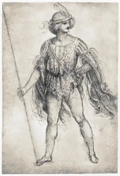 Youth in a Masquerade Costume
