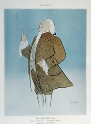 Comedian Constant Poppy Groin in the Role of Saint Phar in Rejane