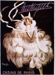 Mistinguett at the Casino de Paris, poster by Leonetto Cappiello