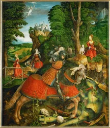 Saint George Fighting the Dragon