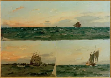 Threefold Divided, as Trompe l