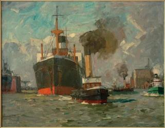 Incoming Steamer (Hamburg)