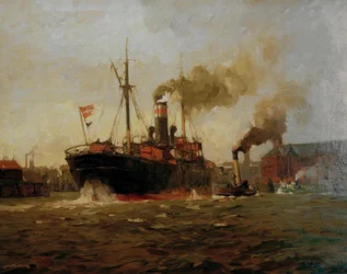 L. Sandrock, Departing Steamer