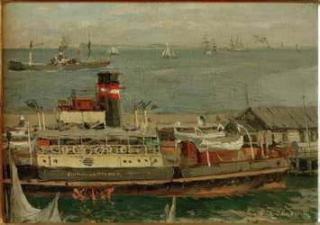 Paddle Steamer at the Pier