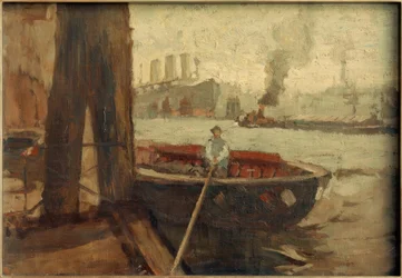 Barge at the Pier