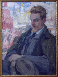 Portrait of the poet Rainer Maria Rilke (1875-1926), by Leonid Osipovich Pasternak (1862-1945)