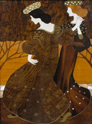 Chest of Drawers, ca 1908, by Leopold Bauer, Detail, Austria, 20th Century