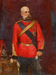 Emperor Franz Joseph I in English Regiment Uniform