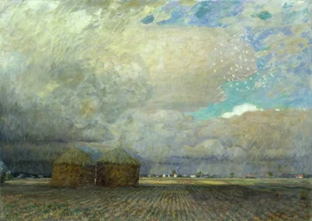 Landscape with Huts, 1900