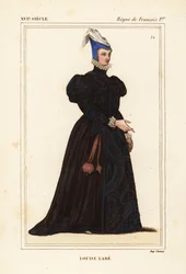 Louise Labe, La Belle Cordiere, French Poet 1526-1566. Musician, Equestrian, Archer, Fencer and Linguist