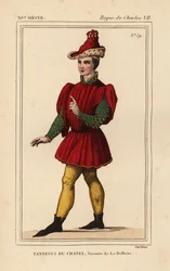 Tanneguy IV du Chatel, Viscount de la Belliere, Grand Master of Hotel of Francis II, Duke of Brittany