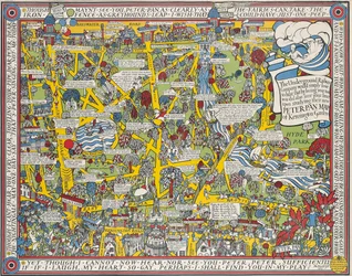 A Peter Pan Map of Kensington Gardens