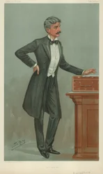 Mr George Wyndham, Dover and war, 20 September 1900, Vanity Fair cartoon