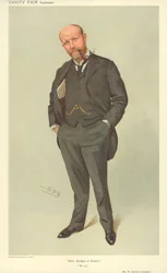Mr W Gardner Sinclair, Beer Budget and Brains, 21 July 1909, Vanity Fair Cartoon
