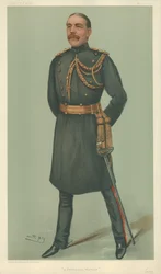 Mr William Dudley Ward, A permanent warrior, 30 May 1901, Vanity Fair cartoon
