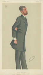 Sir Tatton Sykes, Fifteen churches, 23 August 1879, Vanity Fair cartoon