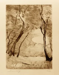 Trees on the Shore of Grunewaldsee