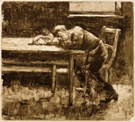 Sleeping Worker