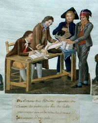 French Revolution: Citizens Bringing Supplies to Volunteers