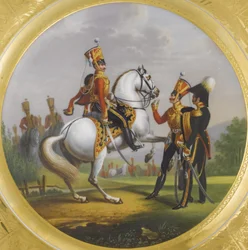 Chief Officer and Under Officer of the Life-Guards Hussar Regiment, 1829