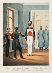 Chief Officers and Soldiers of the Izmaylovsky Lifeguard regiment, 1830-1840s